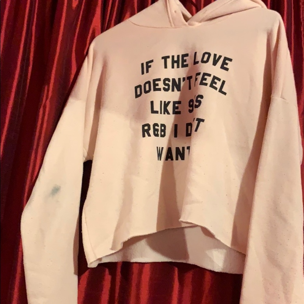 Rue 21 crop top hoodie